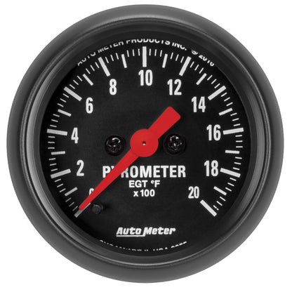 Autometer 2-1/16" Pyrometer, 0-2000 °F, Stepper Motor, Z-Series 2655 Photo - Primary