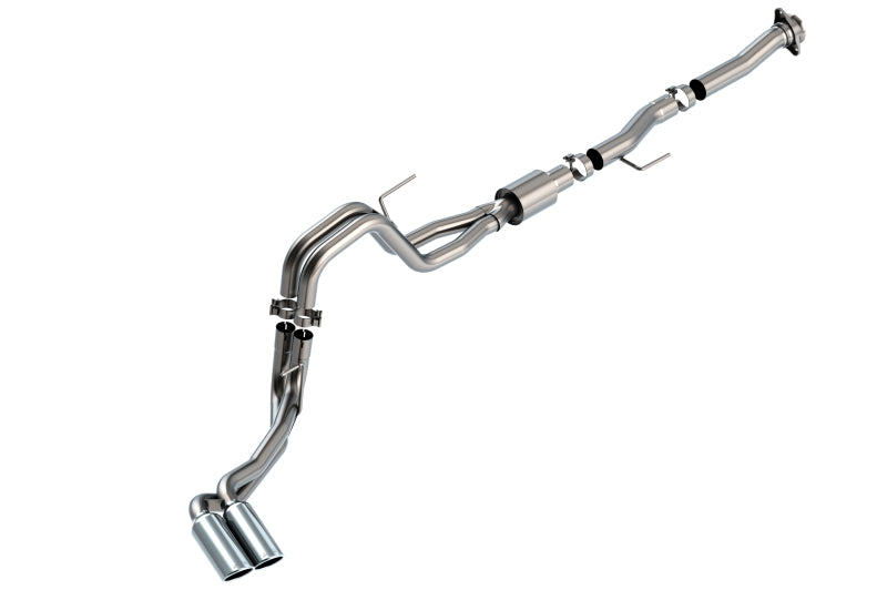 Borla F-150 2021 5.0L 2dr RC SB (122.8 WB) XL/XLT 3/2.25 DSE Cat-Back ATAK Chrome Tips 140877 140877 Photo - Primary
