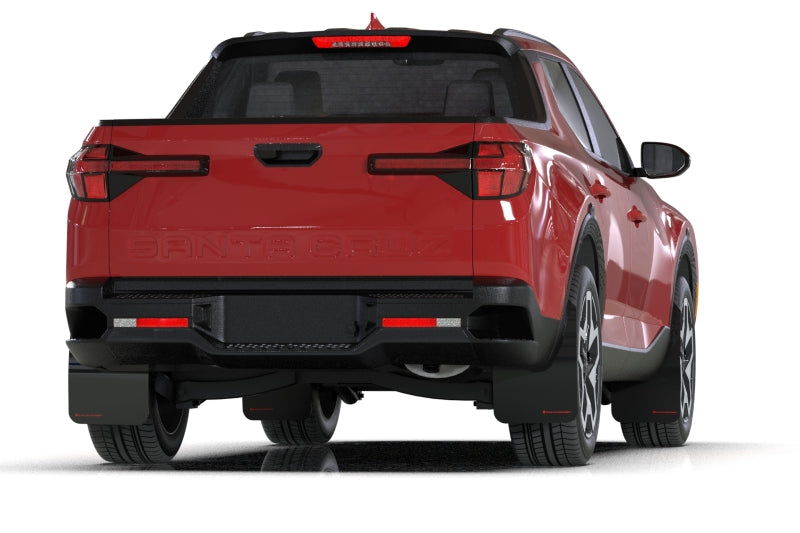 Rally Armor 2022 Hyundai Santa Cruz Black UR Mud Flap w/ Red Logo MF78-UR-BLK-RD MF78-UR-BLK-RD User 1