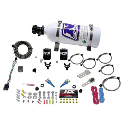 Nitrous Express Dual Nozzle Sport Compact Nitrous Kit (35-50-75HP) w/5lb Bottle 20616-05 20616-05 Photo - Primary