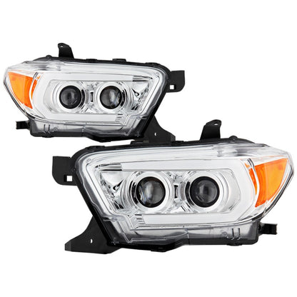 Spyder Signature Toyota Tacoma 16-18 TRD Model Projector Headlights-Chrome (PRO-YD-TT16V1-SEQ-C) 5086570 5086570 Photo - Primary