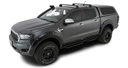Rhino-Rack 11-20 Ford Ranger PX 4 Door Double Cab Vortex ROC25 Flush 2 Bar Roof Rack - Black RV0321B RV0321B Photo - Primary