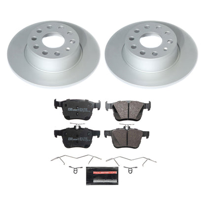 PowerStop Power Stop 19-21 Volkswagen Jetta Rear Eurostop Brake Kit ESK8337 ESK8337 Photo - Primary