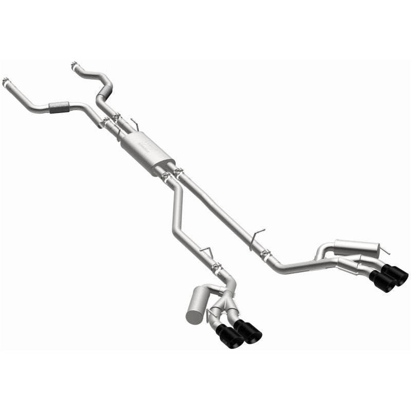MagnaFlow 20-21 Ford Explorer 3.0L V6 Dual Exit Quad Black Chrome Tip Street Series Cat-Back Exhaust 19515 19515 Photo - out of package