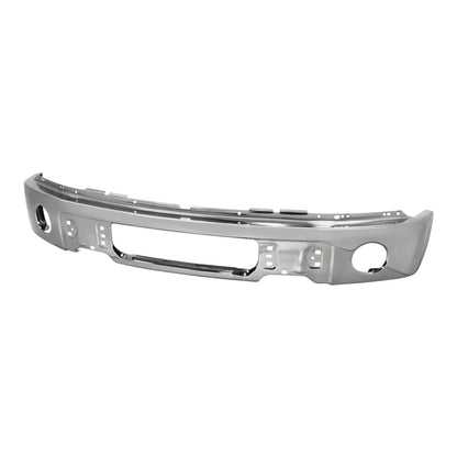 Spyder Ford F150 09-14 w/Fog Light Hole w/o Harley Model Front Bumper - Chrome (OEM 9L3Z17757B) 9948480 9948480 Photo - Primary