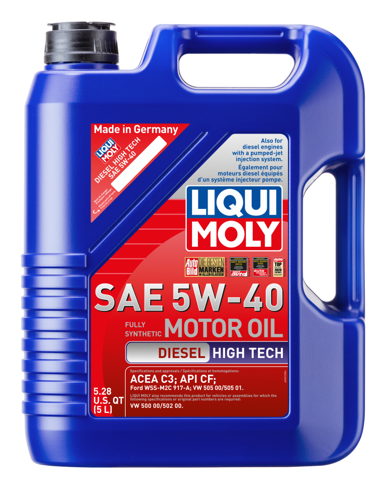 LIQUI MOLY 5L Diesel High Tech Motor Oil 5W40 2022 2022 Photo - Primary