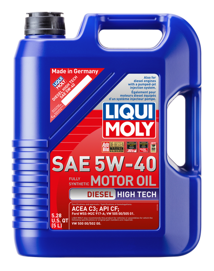 LIQUI MOLY 5L Diesel High Tech Motor Oil 5W40 2022 2022 Photo - Primary