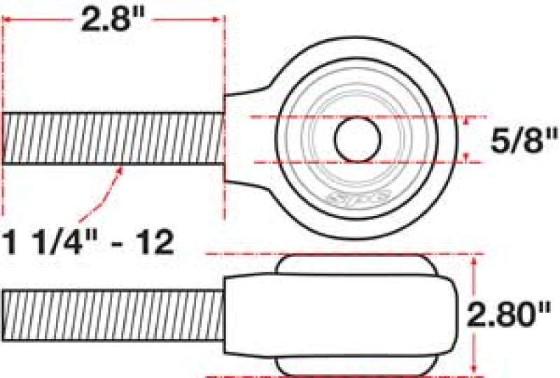 SPC Performance XAXIS Rod End Ball Joint 15748