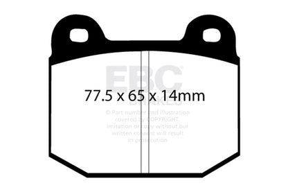 EBC Disc Brake Pad Set DP3197/2C Photo - Primary