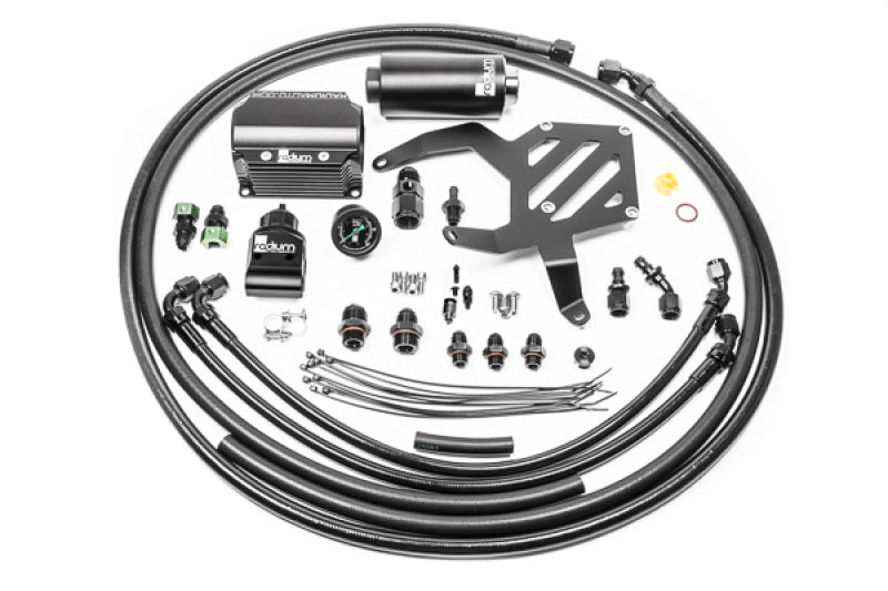 Radium Engineering FR-S/BRZ/GT86/GR86 Fuel Hanger Plumbing Kit w/ Microglass Filter 20-0966-05 20-0966-05 Photo - Primary