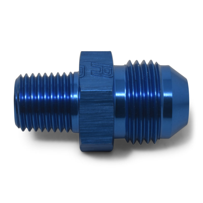 Russell Performance -8 AN to 3/8in NPT Straight Flare to Pipe (Blue) (25 pcs.) 660488 660488 Photo - out of package