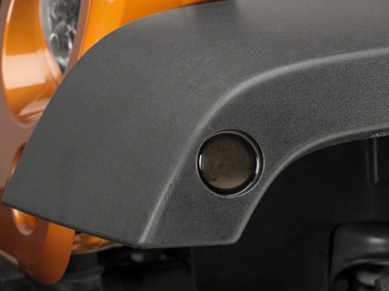 Raxiom 07-18 Jeep Wrangler JK LED Side Marker Lights- Smoked J106752 J106752 Photo - Close Up