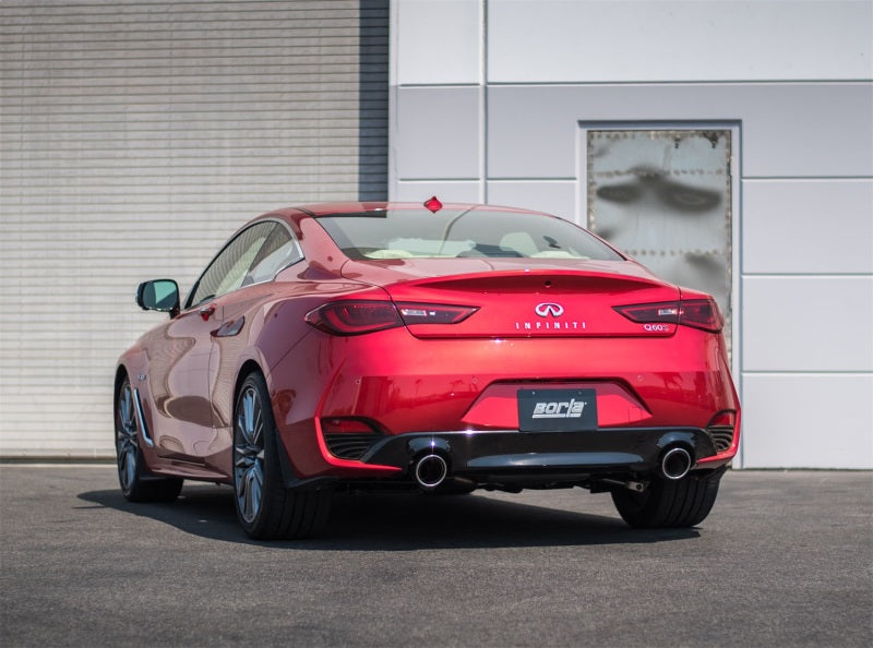 Borla 2017 Infiniti Q60S 3.0T V6 S Type Catback Exhaust 140703 140703 Photo - Close Up