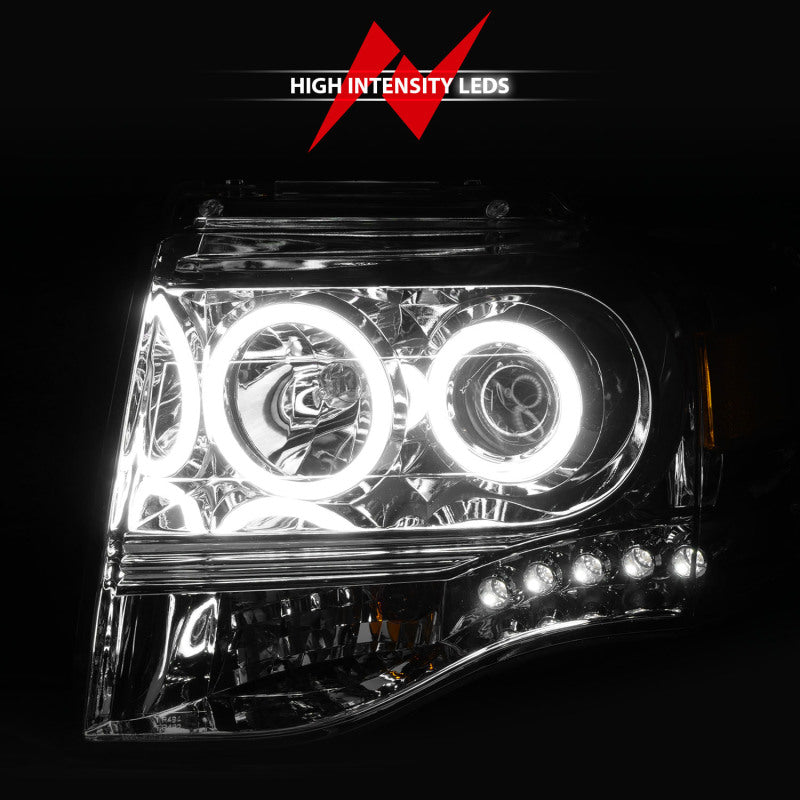 Anzo 2007-2014 Ford Expedition Projector Headlights Chrome 111114 Photo - lifestyle view