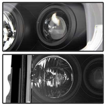 Spyder Ford Expedition 07-13 Projector Headlights Light Tube DRL Blk PRO-YD-FE07-LTDRL-BK 5079503 5079503 User 1