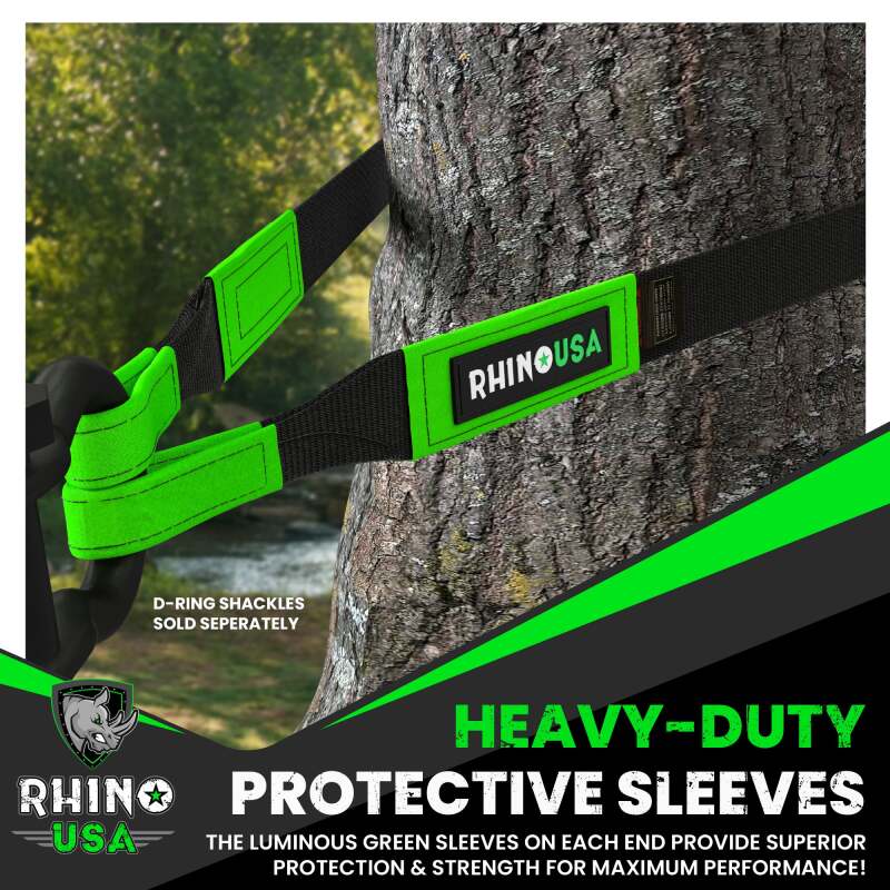 Rhino USA Recovery Tow Strap 3Inx20Ft (Black) G-TOWSTRAP G-TOWSTRAP User 3