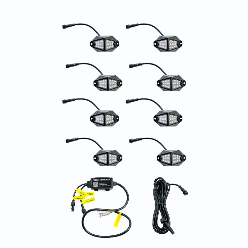 Whip It Led Rock Light 8 Pod 25-800 25-800 User 1