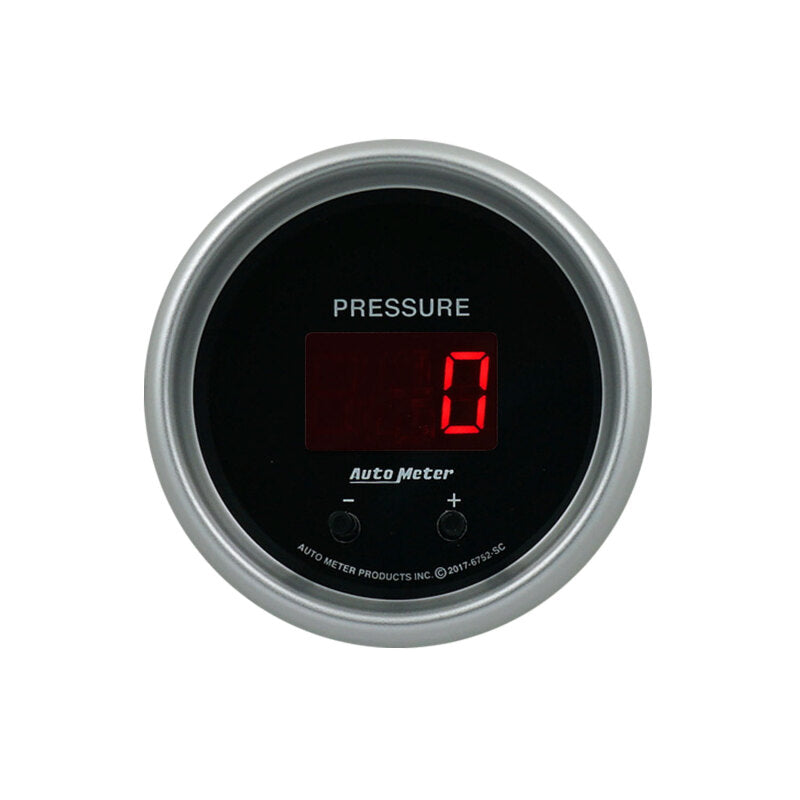 Autometer 52.4mm Black Switchable 0-1600 PSI/0-110 BAR Fluid Pressure Sport-Comp Elite Digital Gauge 6752-SC 6752-SC User 2