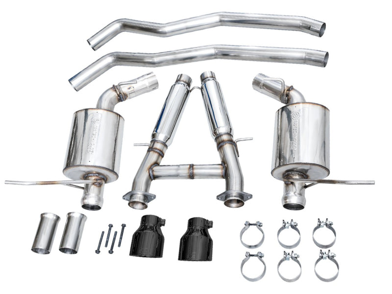 AWE Tuning 18-23 Dodge Durango SRT & Hellcat Touring Edition Exhaust - Diamond Black Tips 3015-33952 3015-33952 Photo - out of package