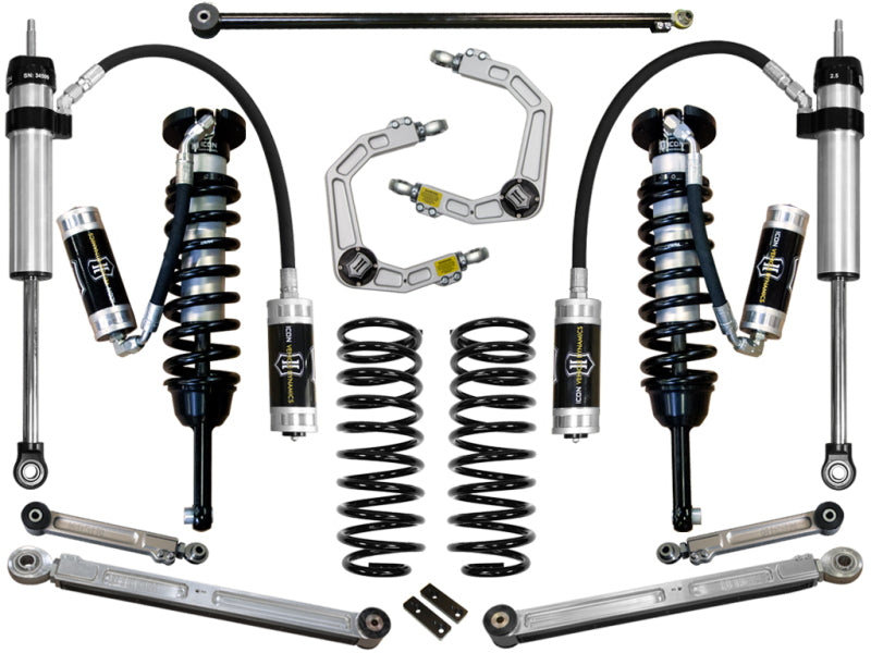 ICON 2010+ Toyota FJ/4Runner 0-3.5in Stage 6 Suspension System w/Billet Uca K53066 K53066 Photo - Primary