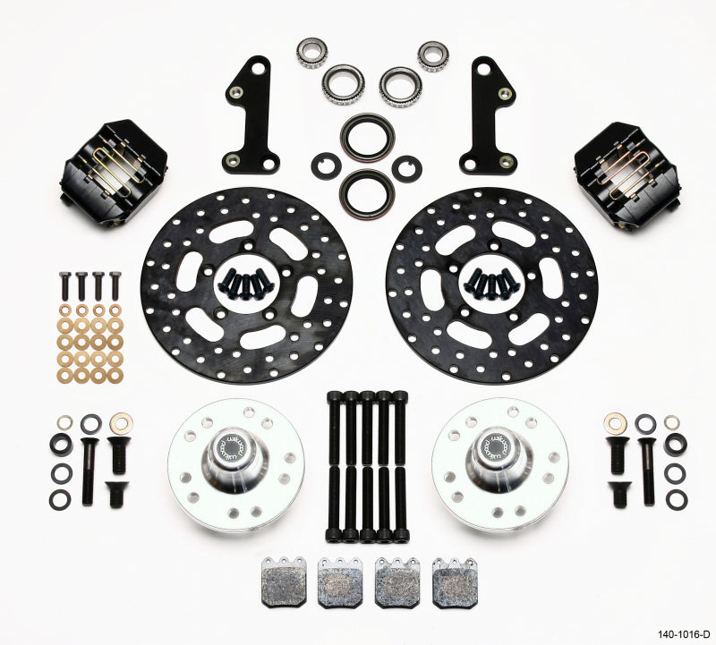 Wilwood DLS Front Drag Kit, Drilled Rotor, 67-69 Camaro, 64-72 Nova, Chevelle 140-1016-D Photo - Primary