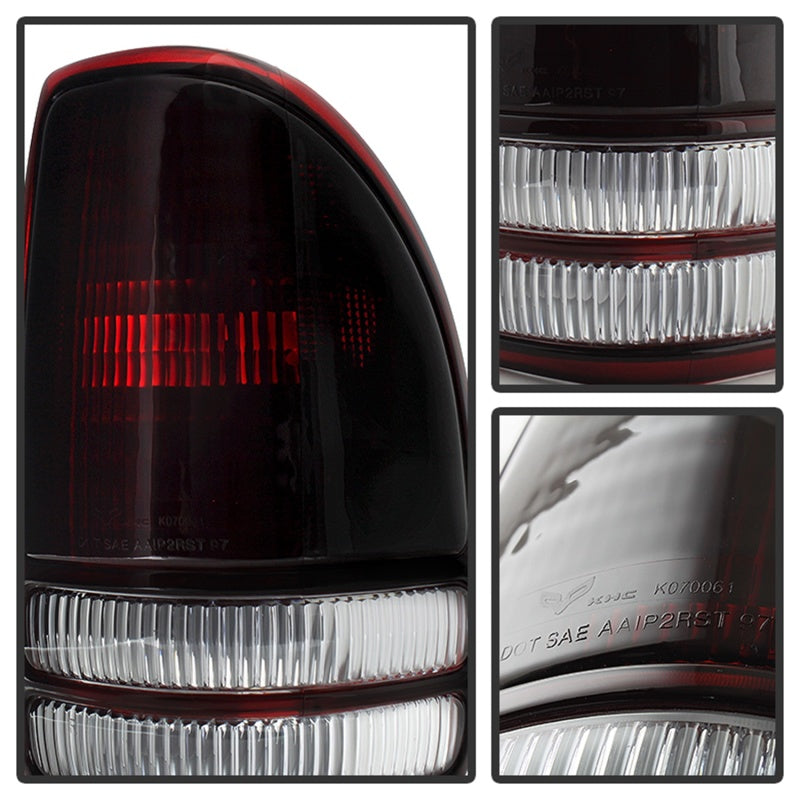 SPYDER Xtune Dodge Dakota 1997-2004 OEM Style Tail Lights -Red Smoked ALT-JH-DDAK97-OE-RSM 9028762 9028762 Photo - Unmounted