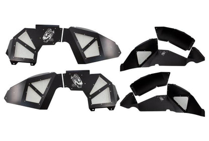Fishbone Offroad 2018+ Jeep Wrangler JL Front/Rear Set of 4 Aluminum - Blk Powdercoat Inner Fenders FB33130 FB33130 User 1
