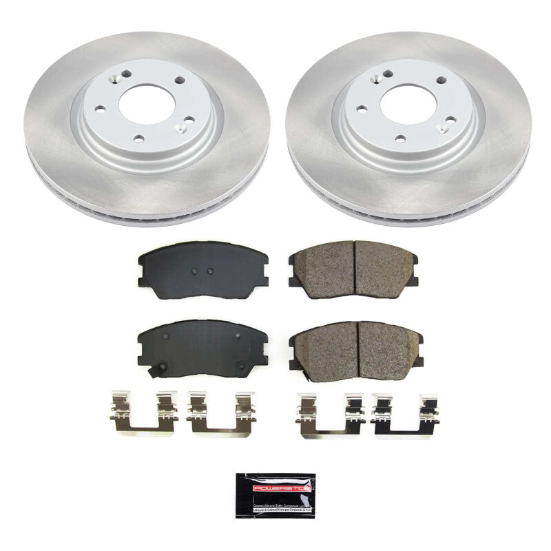 PowerStop Power Stop 20-21 Kia Soul Front Semi-Coated Rotor Kit SC8674 SC8674 Photo - Primary