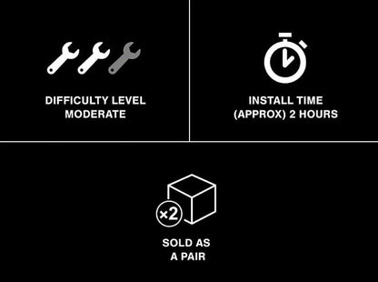 Raxiom 99-04 Ford Mustang Excluding 99-01 Cobra Icon LED Tail Lights- Black Housing (Smoked Lens) 100807 100807 Installation Instructions