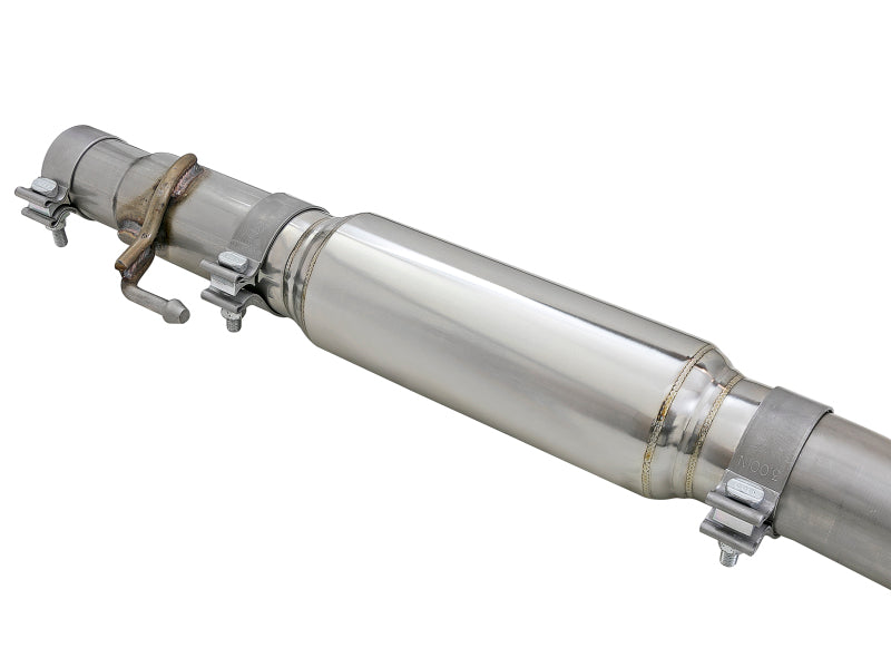 aFe Takeda 304SS Cat-Back Exhaust w/Blue Flame Tips 2018 Hyundai Elantra GT Sport I4 1.6L (t) 49-37003-1L 49-37003-1L Photo - Unmounted