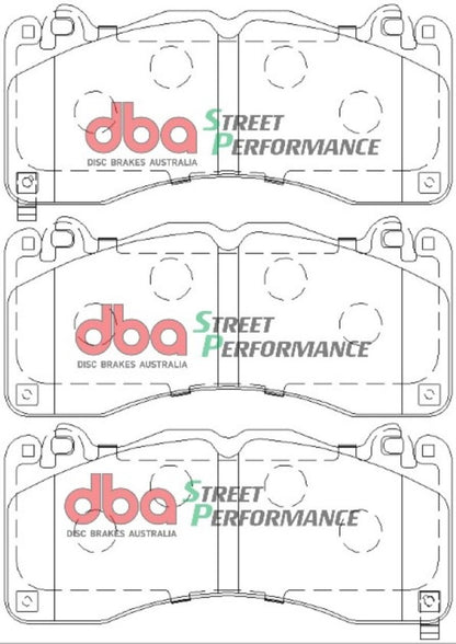 DBA 15-18 Ford Mustang GT w/ Performance Package SP500 Front Brake Pads DB9021SP DB9021SP Photo - out of package