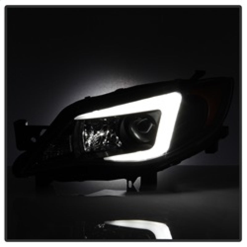 Spyder Subaru WRX 08-09 Projector Headlights - Halogen Model Only - Black PRO-YD-SWRX08-LBDRL-BK 5083944 5083944 Photo - Unmounted