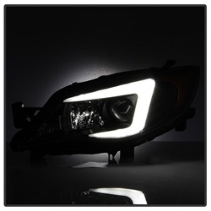 Spyder Subaru WRX 08-09 Projector Headlights - Halogen Model Only - Black PRO-YD-SWRX08-LBDRL-BK 5083944 5083944 Photo - Unmounted