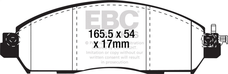 EBC 2017+ Nissan Leaf Electric Greenstuff Front Brake Pads DP22310 DP22310 Photo - Primary