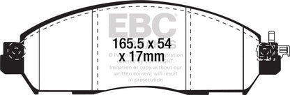 EBC 2017+ Nissan Leaf Electric Greenstuff Front Brake Pads DP22310 DP22310 Photo - Primary