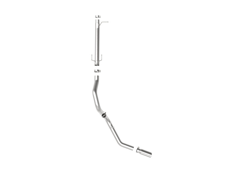 aFe Apollo GT Series 3-1/2in 409 SS Axle-Back Exhaust 17-20 Ford F-250/F-350 Polished Tip No Muffler 49-43116NM-P 49-43116NM-P Photo - Unmounted