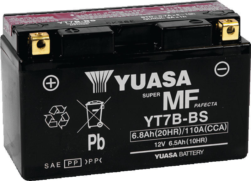 Yuasa Battery Yuasa Yt7B-Bs Yuasa Battery YUAM62T7B YUAM62T7B Photo - Primary