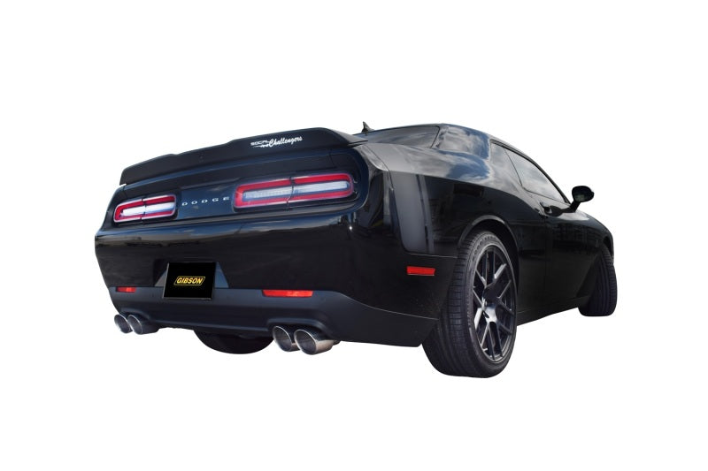 Gibson 15-19 Dodge Challenger SRT Hellcat 6.2L 3in Cat-Back Dual Exhaust - Stainless 617010 617010 Photo - Mounted
