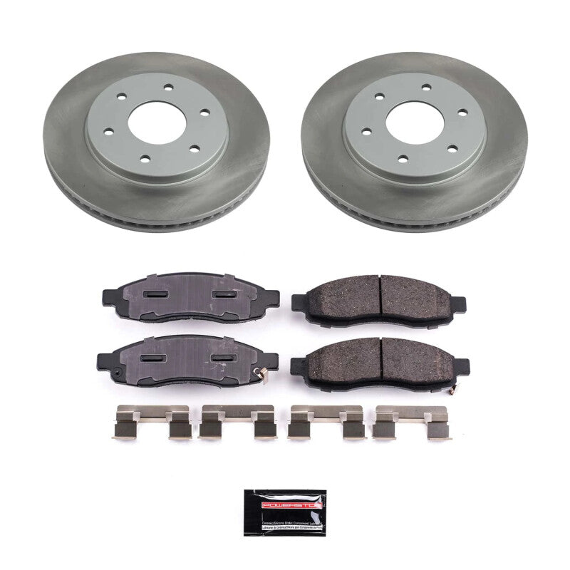 PowerStop Power Stop 04-05 Nissan TITAN Front Semi-Coated Rotor Kit SC2442 SC2442 Photo - Primary