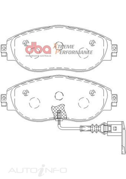 DBA 13-21 Volkswagen Golf R (MK7) XP Performance Front Brake Pads DB8849XP DB8849XP User 1