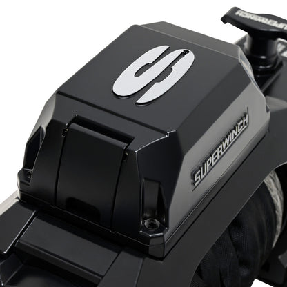 Superwinch 10000 LBS 12V DC 3/8in x 80ft Synthetic Rope SX10SR Winch - Semi Gloss Black 1710204 1710204 User 1