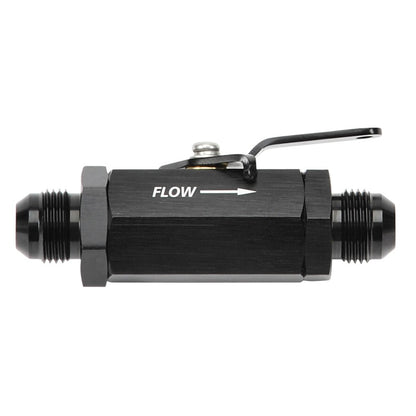 Russell Performance Shutoff Valve -10 AN Male Black Finish 650653 650653 Photo - Primary