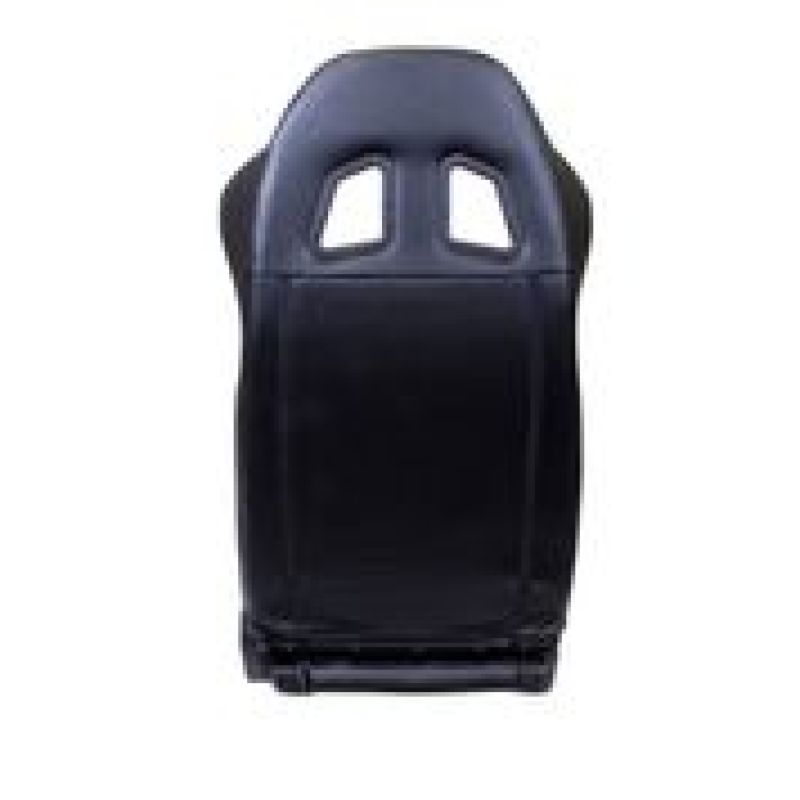 NRG Reclinable Racing Seat,Black Leather,White Stitching w/ Logo (Pair) RSC-208L/R User 1