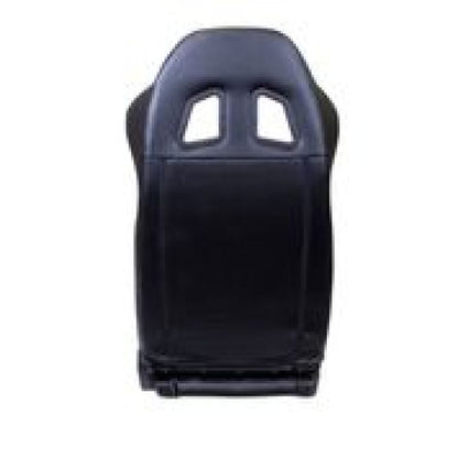 NRG Reclinable Racing Seat,Black Leather,White Stitching w/ Logo (Pair) RSC-208L/R User 1
