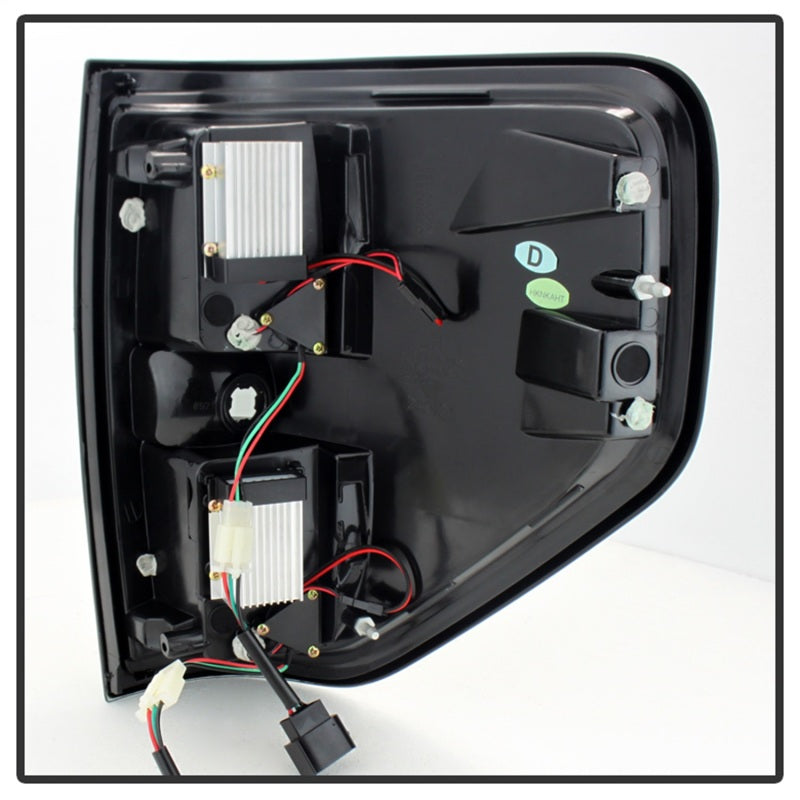 Spyder Ford F150 09-14 LED Tail Lights Black ALT-YD-FF15009-LED-BK 5008374 5008374 Photo - Unmounted