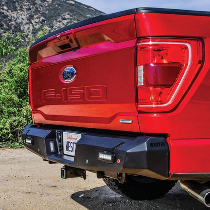 Westin 15-20 Ford F-150 Pro-Series Rear Bumper - Textured Black 58-421015 58-421015 Photo - Mounted