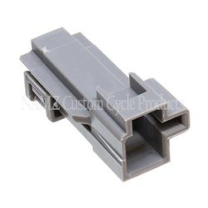 NAMZ 2004+ XL/Dyna Delphi 1-Position OEM B+ Male Connector w/Male Terminals - 5 Pack (HD 72100-04) ND-MBP ND-MBP Photo - Primary