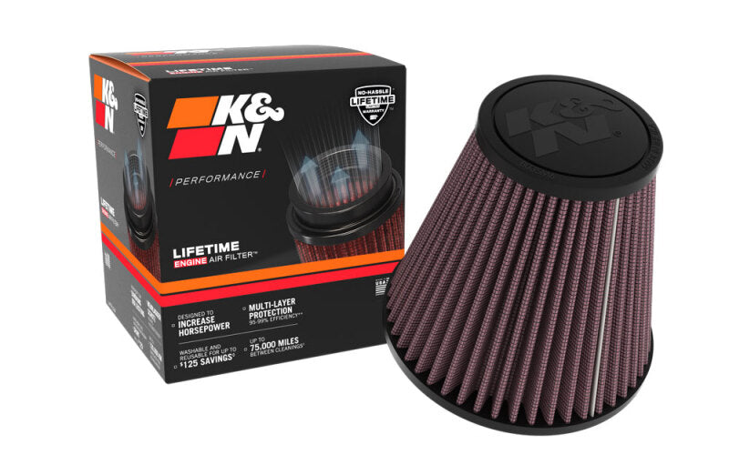 K&N Engineering K&N Universal Clamp-On Air Filter 6in Base x 3.5in Top x 6.3125in H RU-5296 RU-5296 Photo - out of package