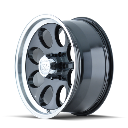 ION Wheels ION Type 171 17x9 / 6x135 BP / 0mm Offset / 87mm Hub Black/Machined Wheel 171-7936B 171-7936B Photo - Primary