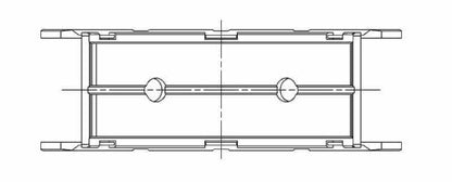 ACL Ford Duratorq 2.0L2.2L2.4L Diesel RACE Series Engine Crankshaft Main Bearing Set 5M2276H-STD 5M2276H-STD Technical Drawing